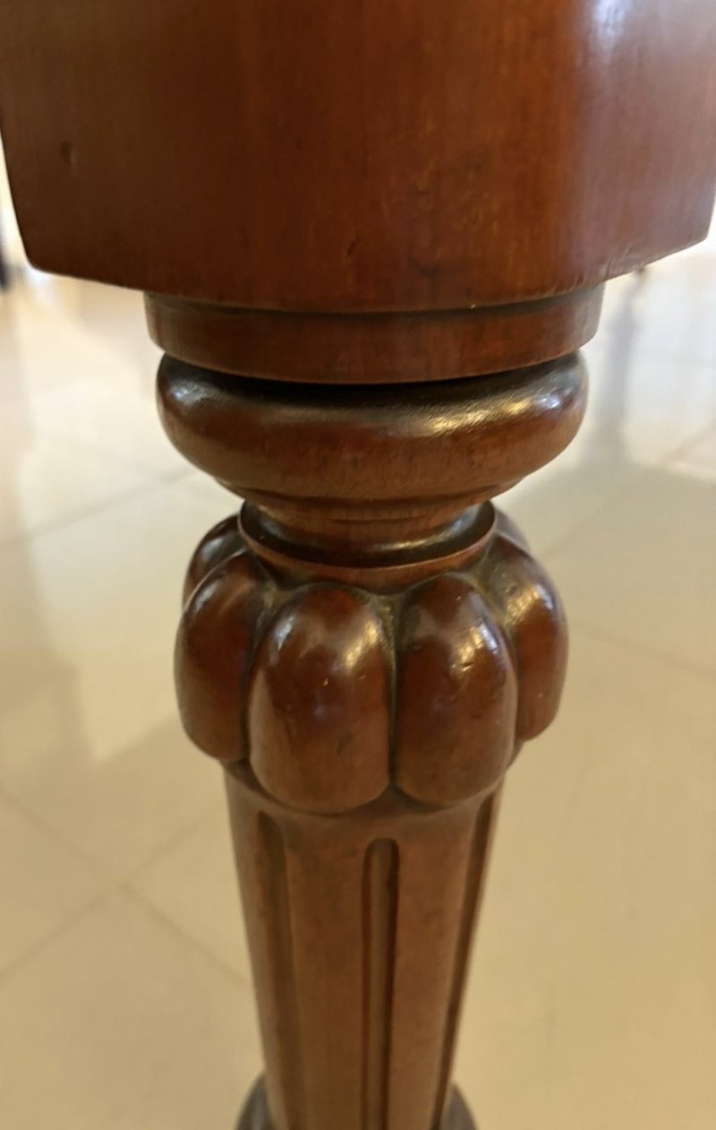 Large Antique Victorian Quality Figured Mahogany 12 Seater Extending Dining Table - Image 9